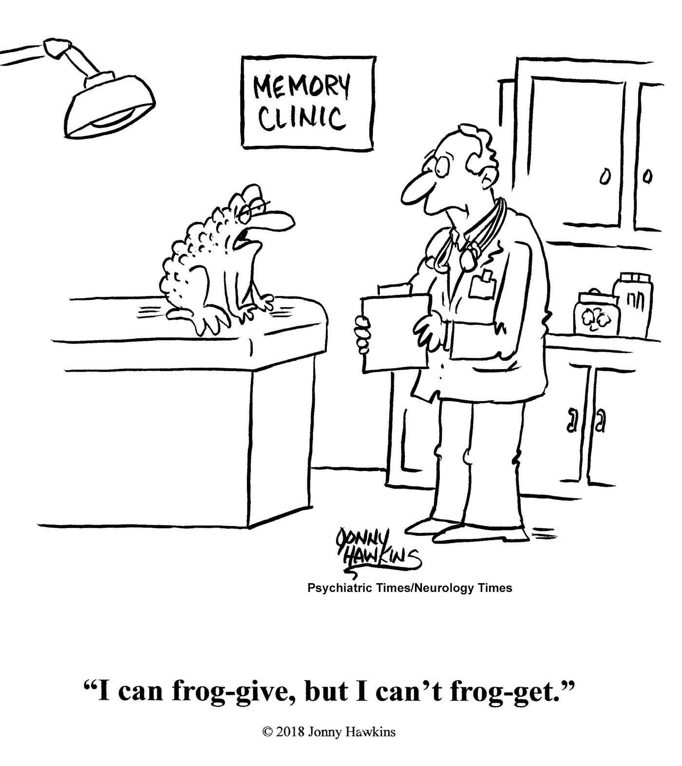Psychiatry Comic: Frog-iveness 