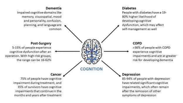Figure 1: Subset of Disorders With Associated Cognitive Impairments33
