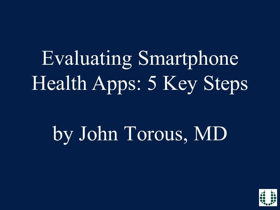 Evaluating Smartphone Health Apps: 5 Key Steps