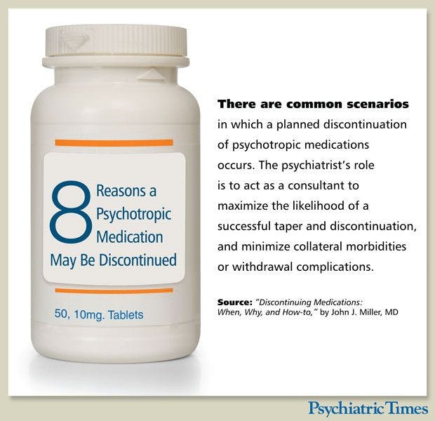 8 Reasons a Psychotropic Medication May Be Discontinued