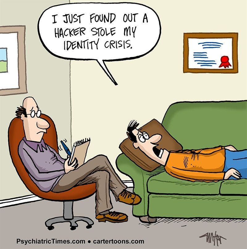 Psychiatry Comic: Identity Crisis