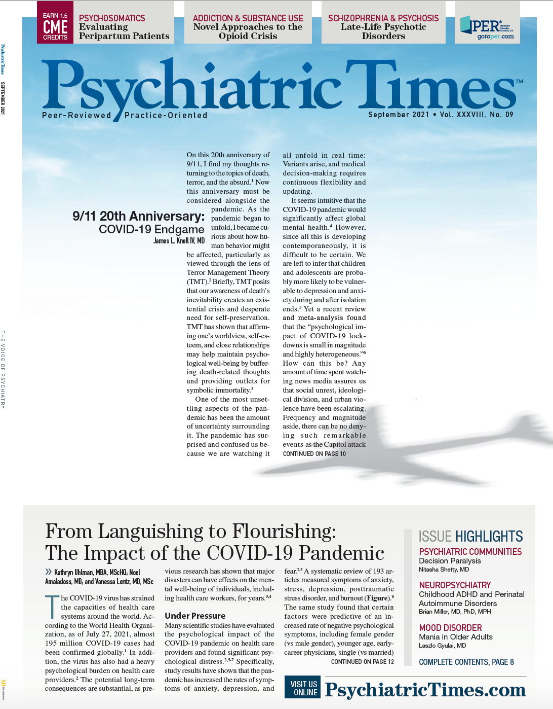 Psychiatric TimesTM September 2021