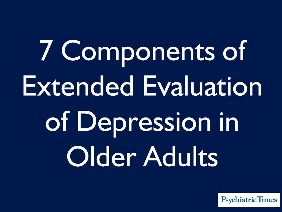 7 Components of Depression Evaluation