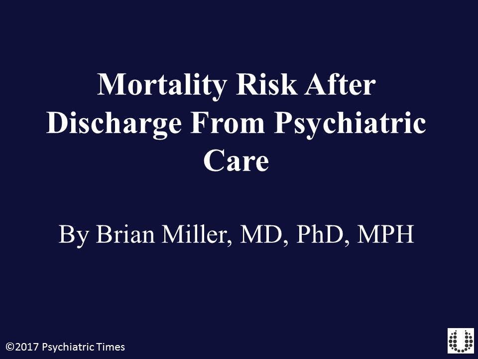 Mortality Risk After Discharge From Psychiatric Care