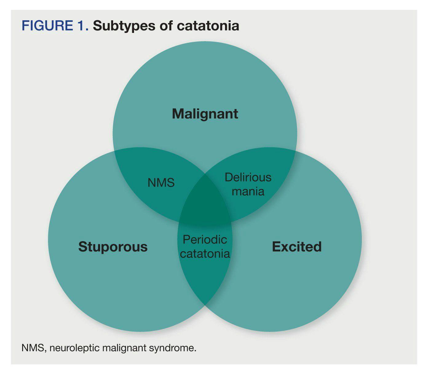 Subtypes of catatonia