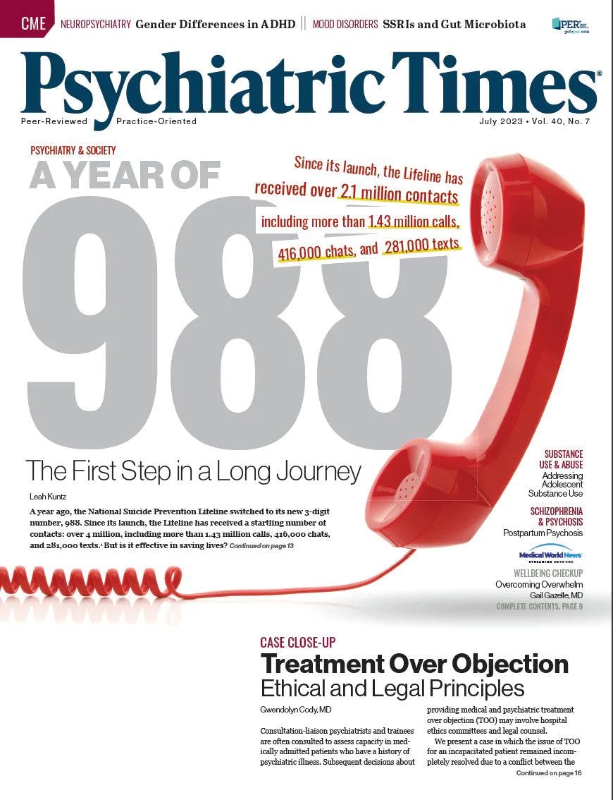 The experts weighed in on a wide variety of psychiatric issues for the July 2023 issue of Psychiatric Times.