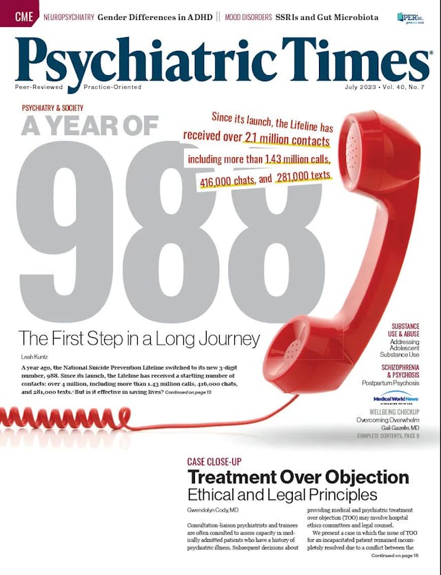 The experts weighed in on a wide variety of psychiatric issues for the July 2023 issue of Psychiatric Times.