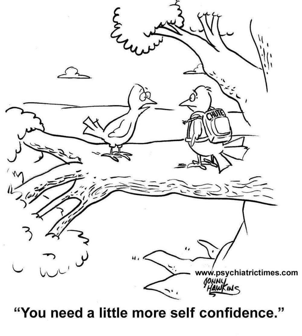 Psychiatry Comic: Confidence Boost