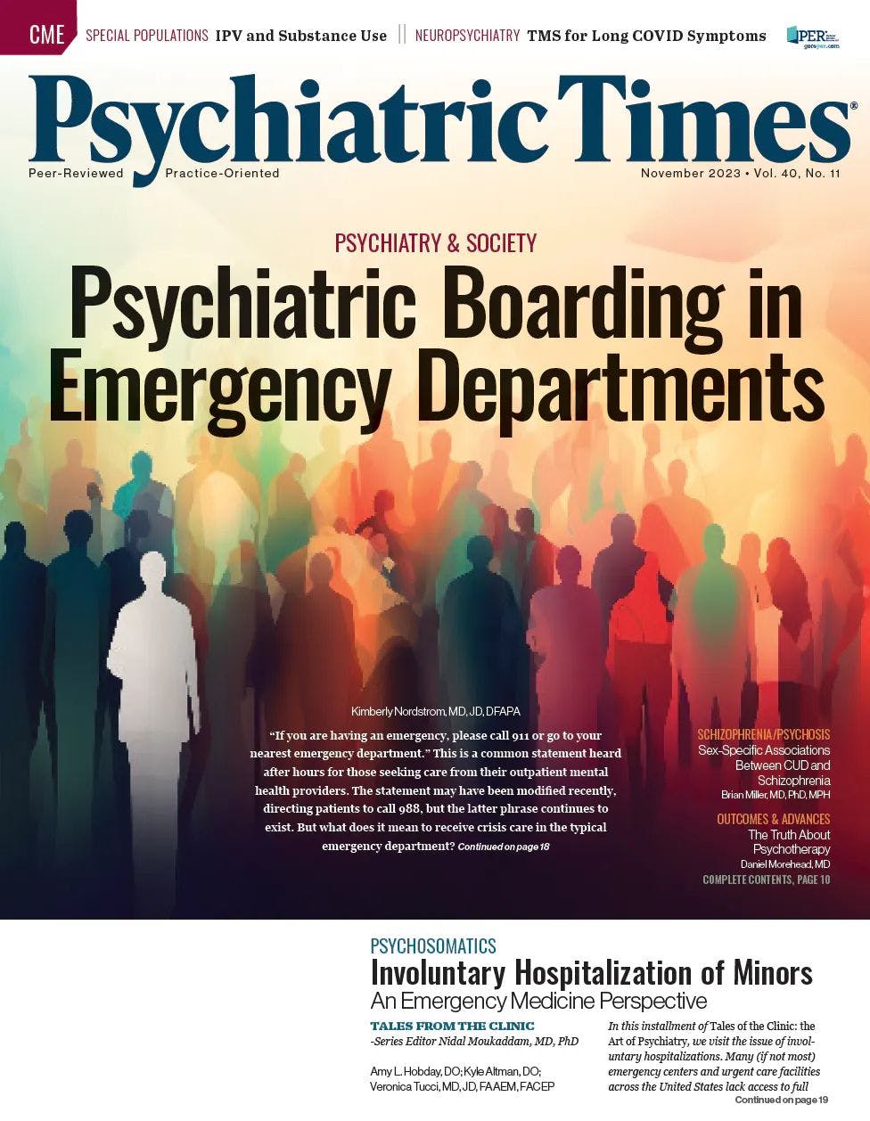 The experts weighed in on a wide variety of psychiatric issues for the November 2023 issue of Psychiatric Times.