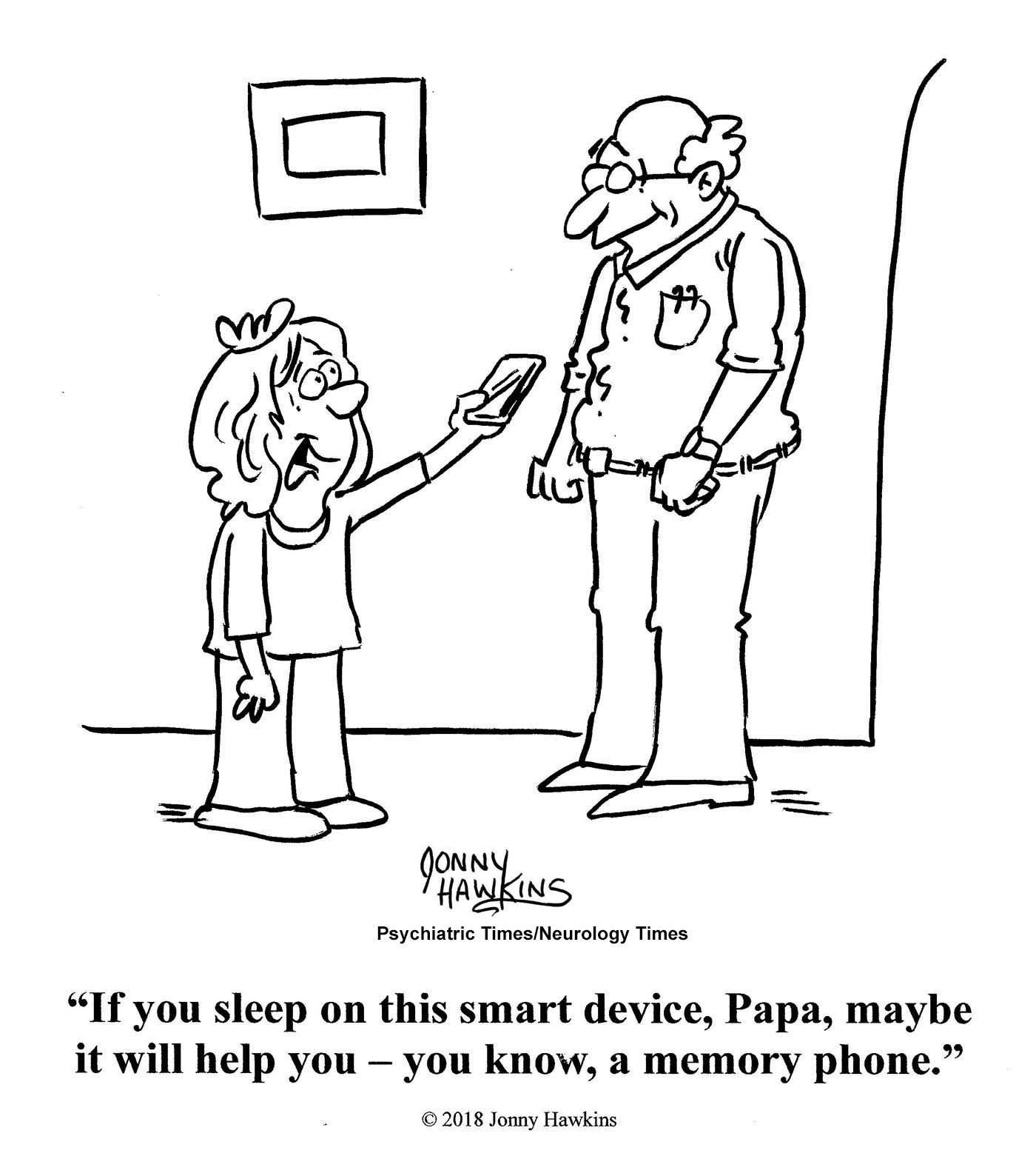 Psychiatry Comic: Smart Phone