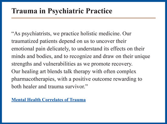 Trauma in Psychiatric Practice