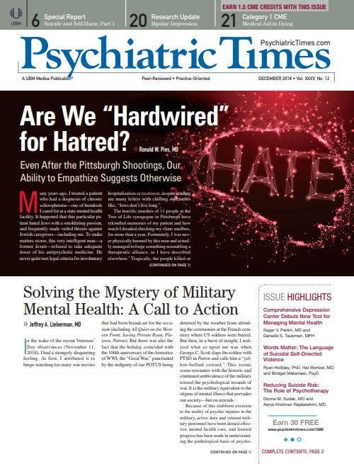Psychiatric Times Vol 35, Issue 12