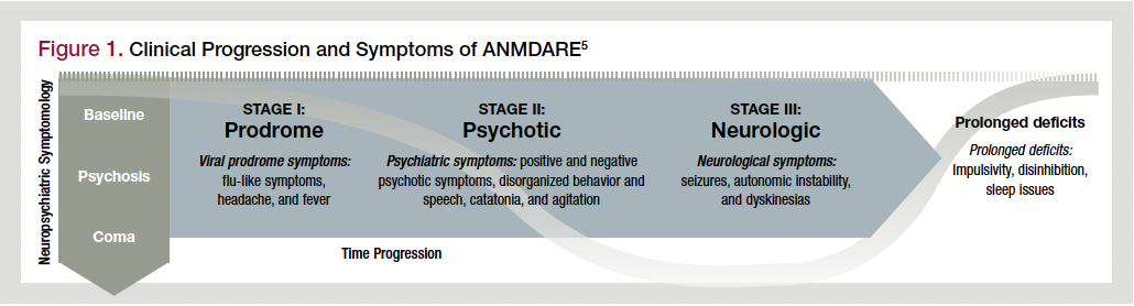 Figure 1. Clinical Progression and Symptoms of ANMDARE