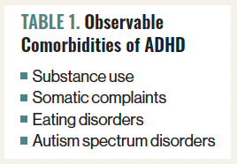 TABLE 1. Observable Comorbidities of ADHD