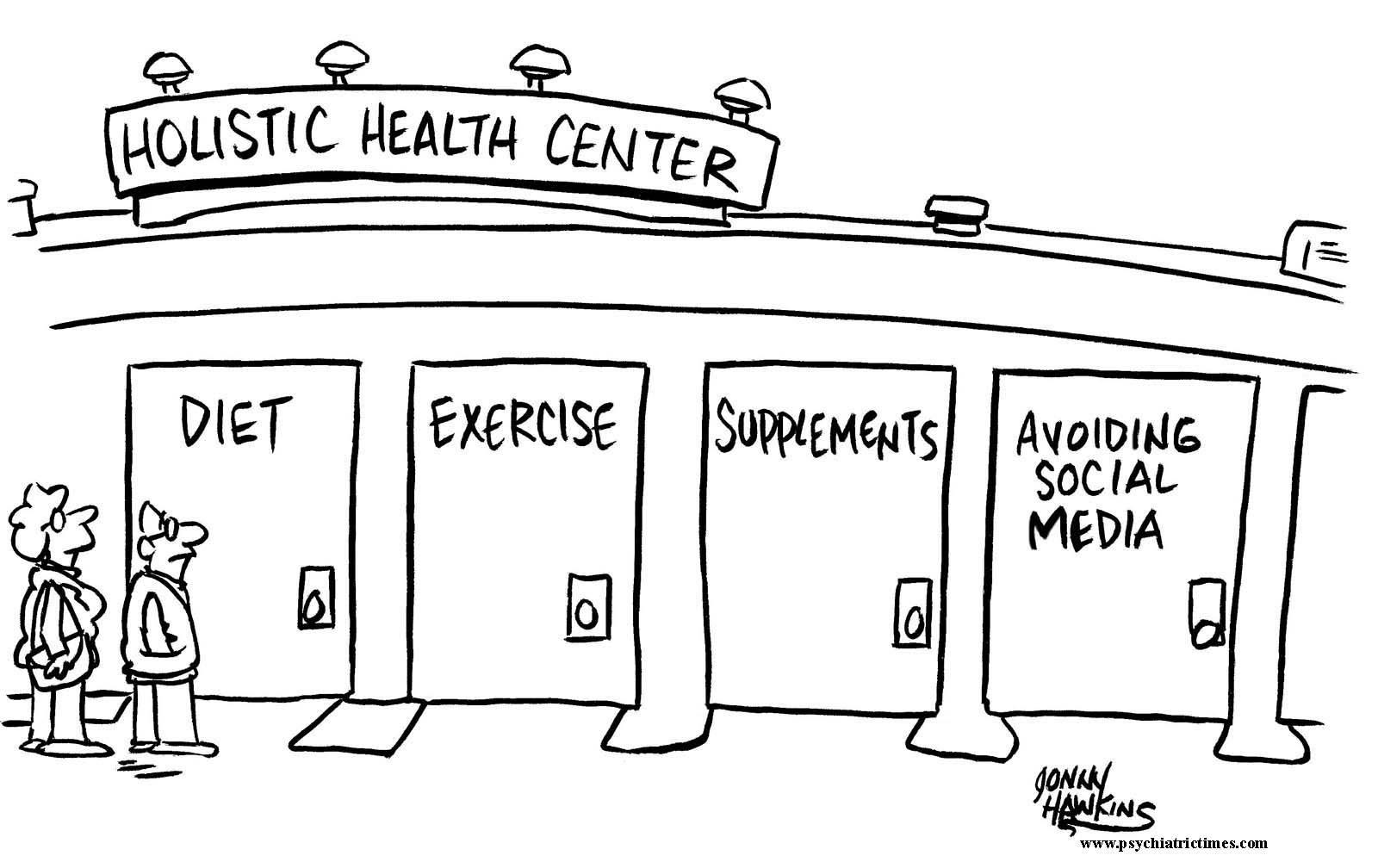 Psychiatry Comic: Holistic Health Center