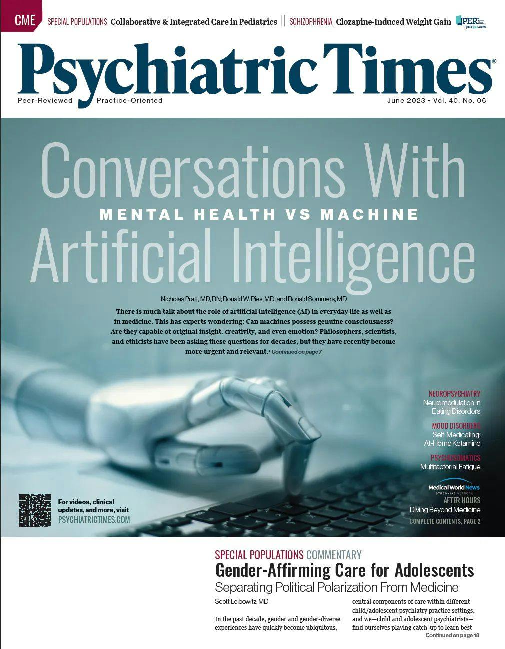 The experts weighed in on a wide variety of psychiatric issues for the June 2023 issue of Psychiatric Times.