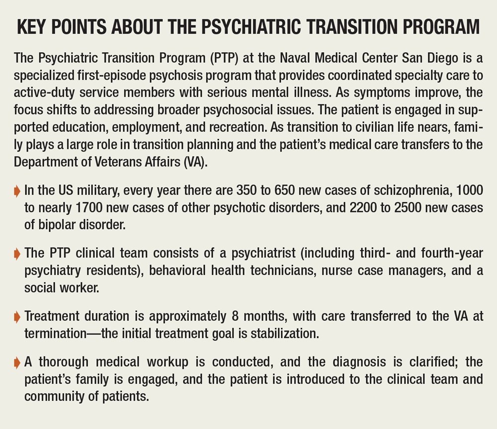 KEY POINTS ABOUT THE PSYCHIATRIC TRANSITION PROGRAM