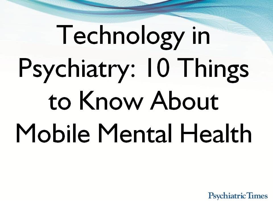 10 Things to Know About Mobile Mental Health