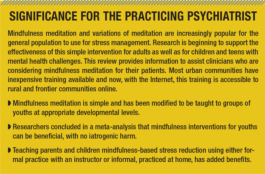 SIGNIFICANCE FOR THE PRACTICING PSYCHIATRIST